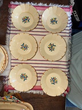 mason ironstone china set of 6